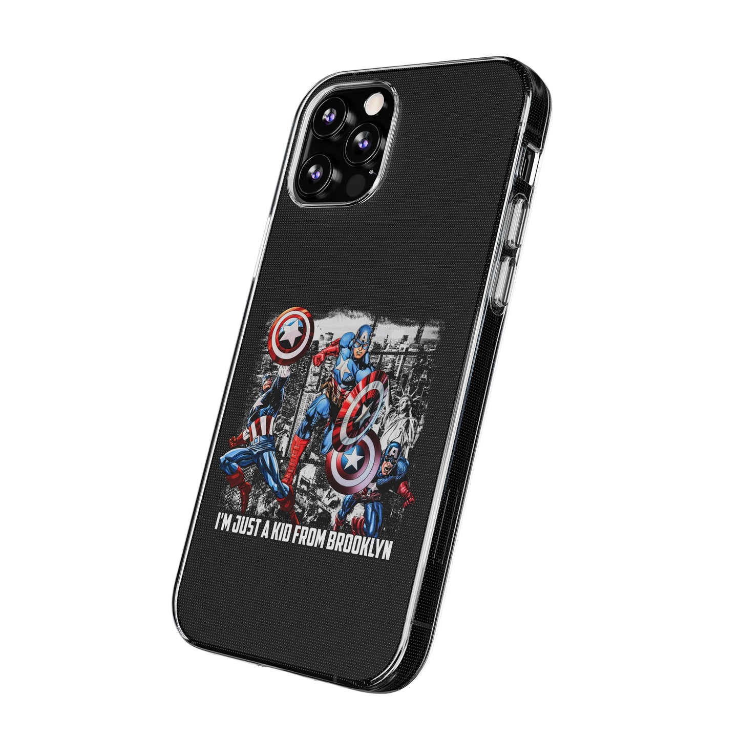 Capitan America Soft Phone Cases