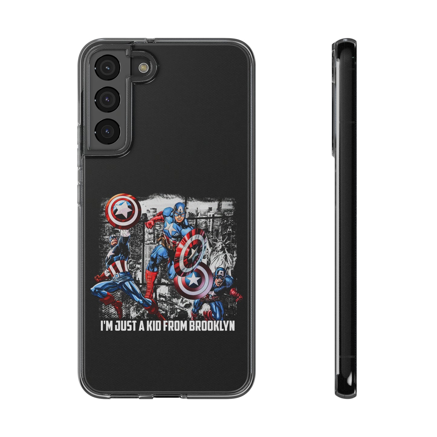 Capitan America Soft Phone Cases