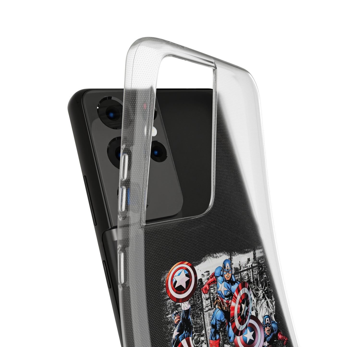 Capitan America Soft Phone Cases