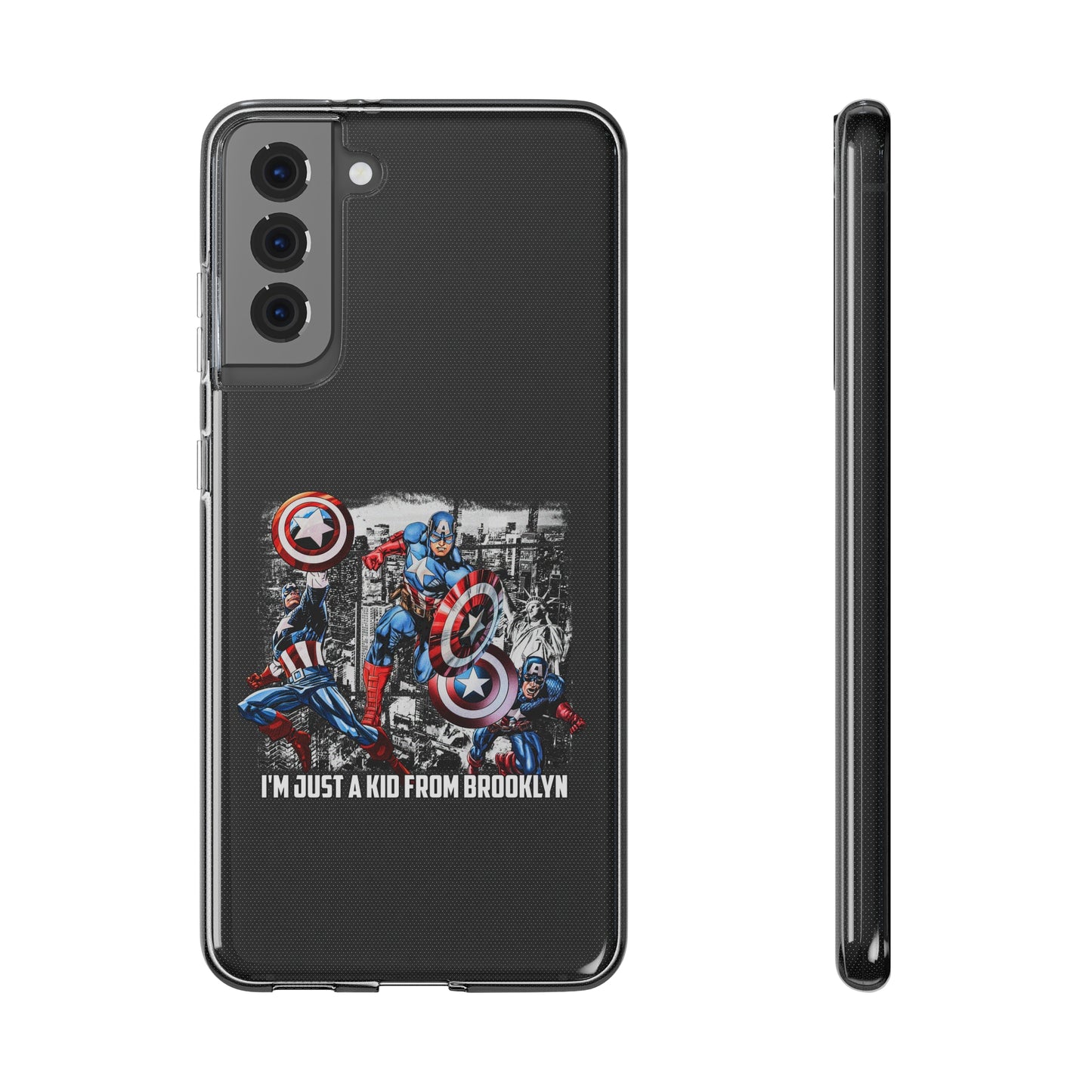 Capitan America Soft Phone Cases