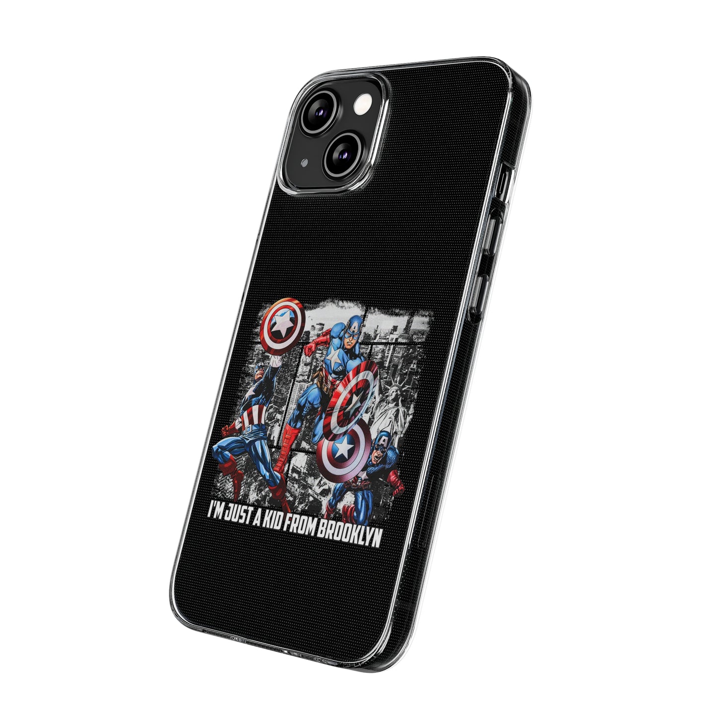 Capitan America Soft Phone Cases