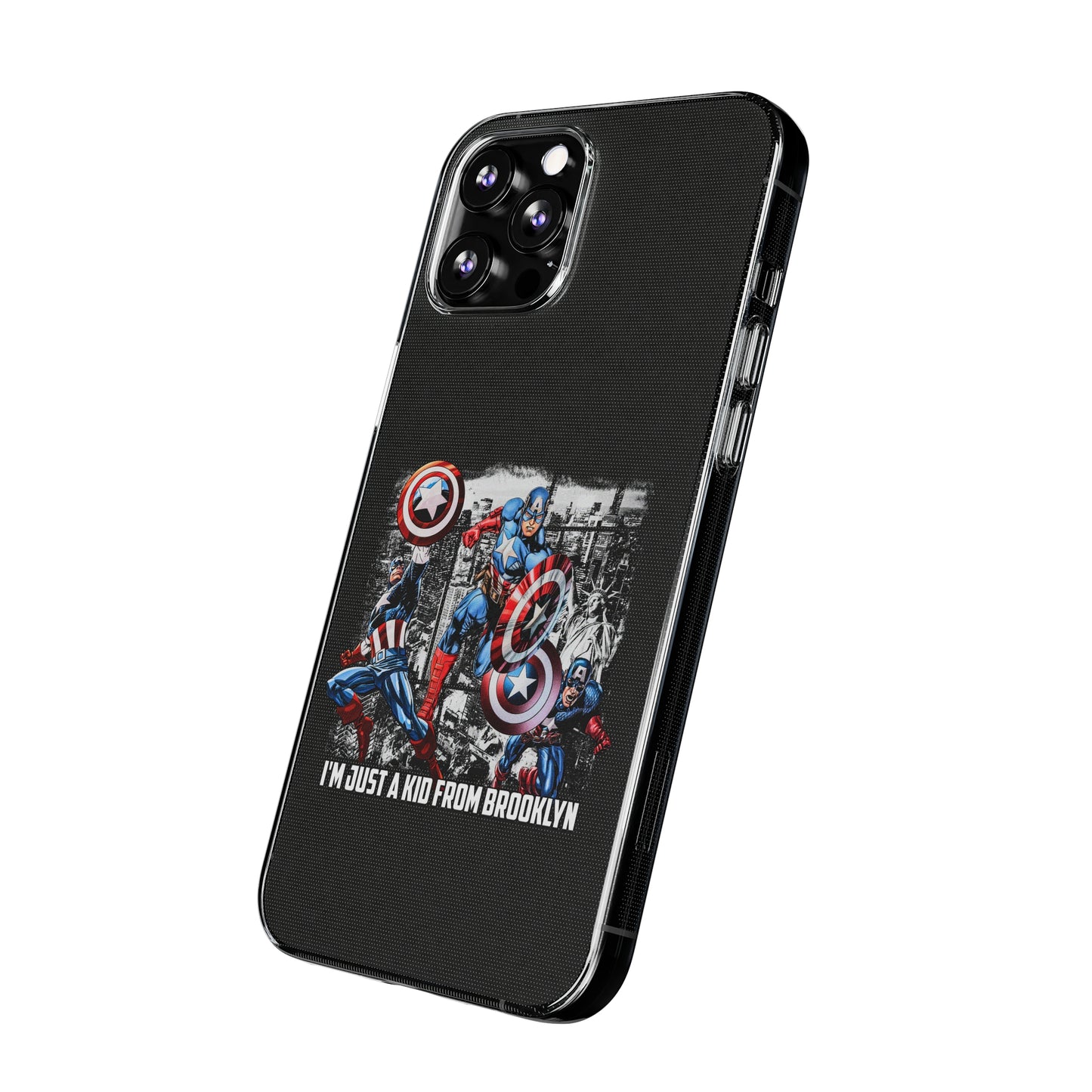 Capitan America Soft Phone Cases