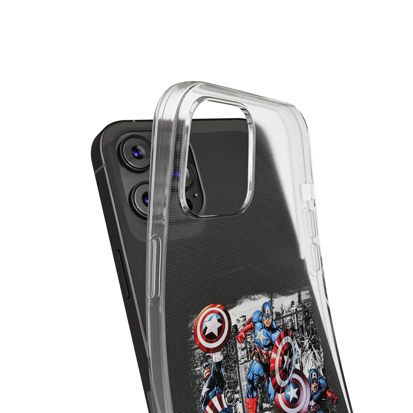 Capitan America Soft Phone Cases