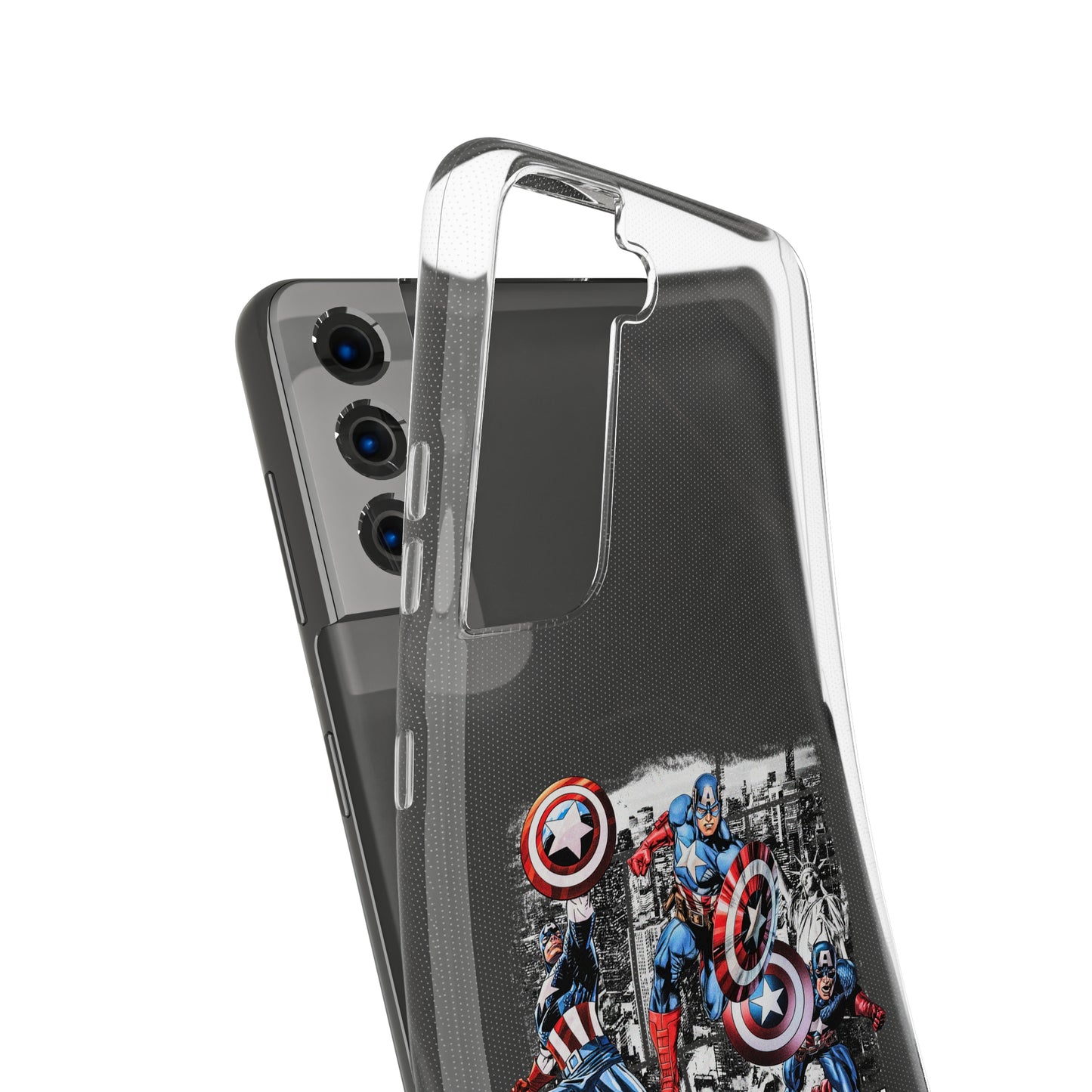 Capitan America Soft Phone Cases