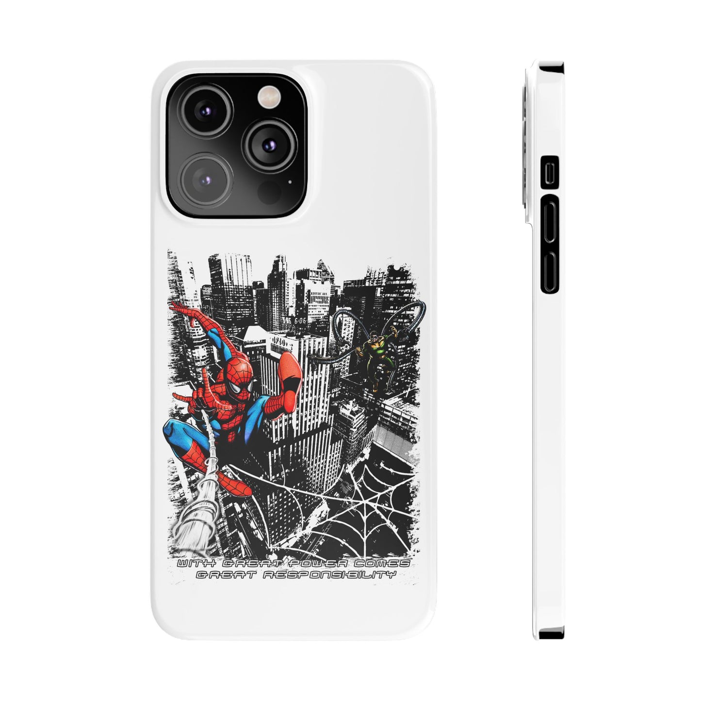 Spider Man Slim Phone Cases