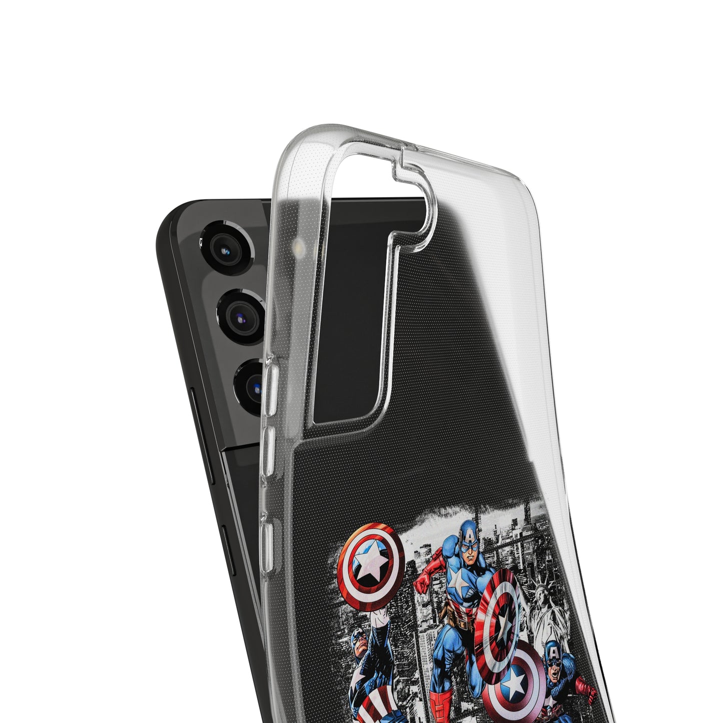 Capitan America Soft Phone Cases