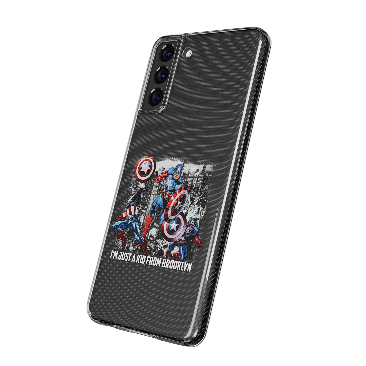 Capitan America Soft Phone Cases