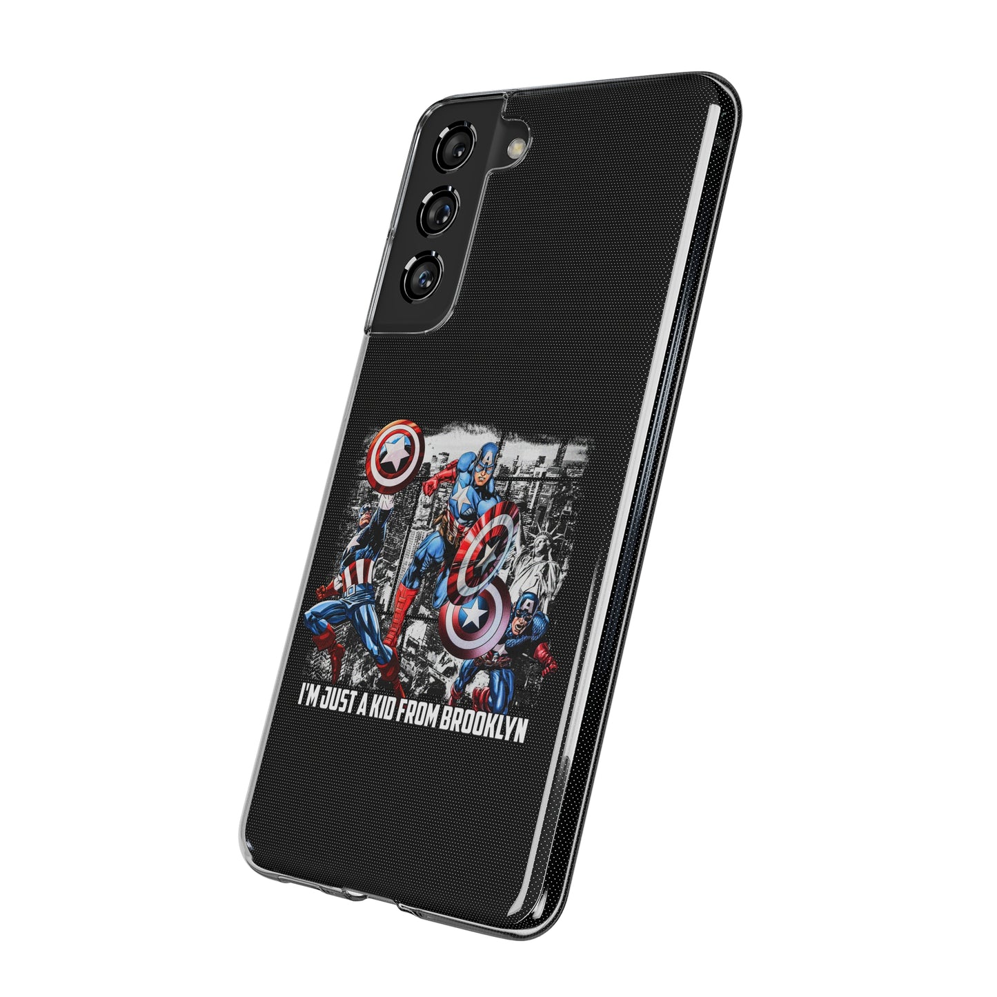 Capitan America Soft Phone Cases