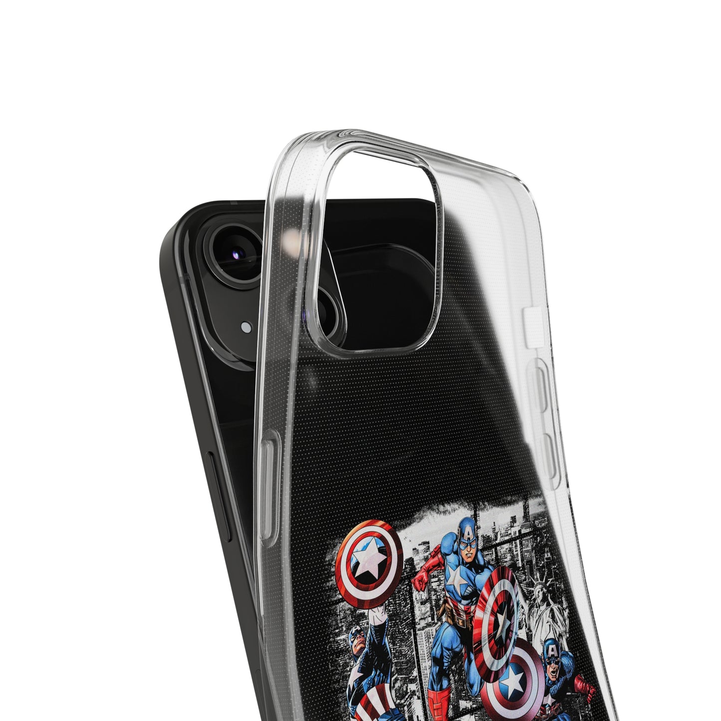 Capitan America Soft Phone Cases