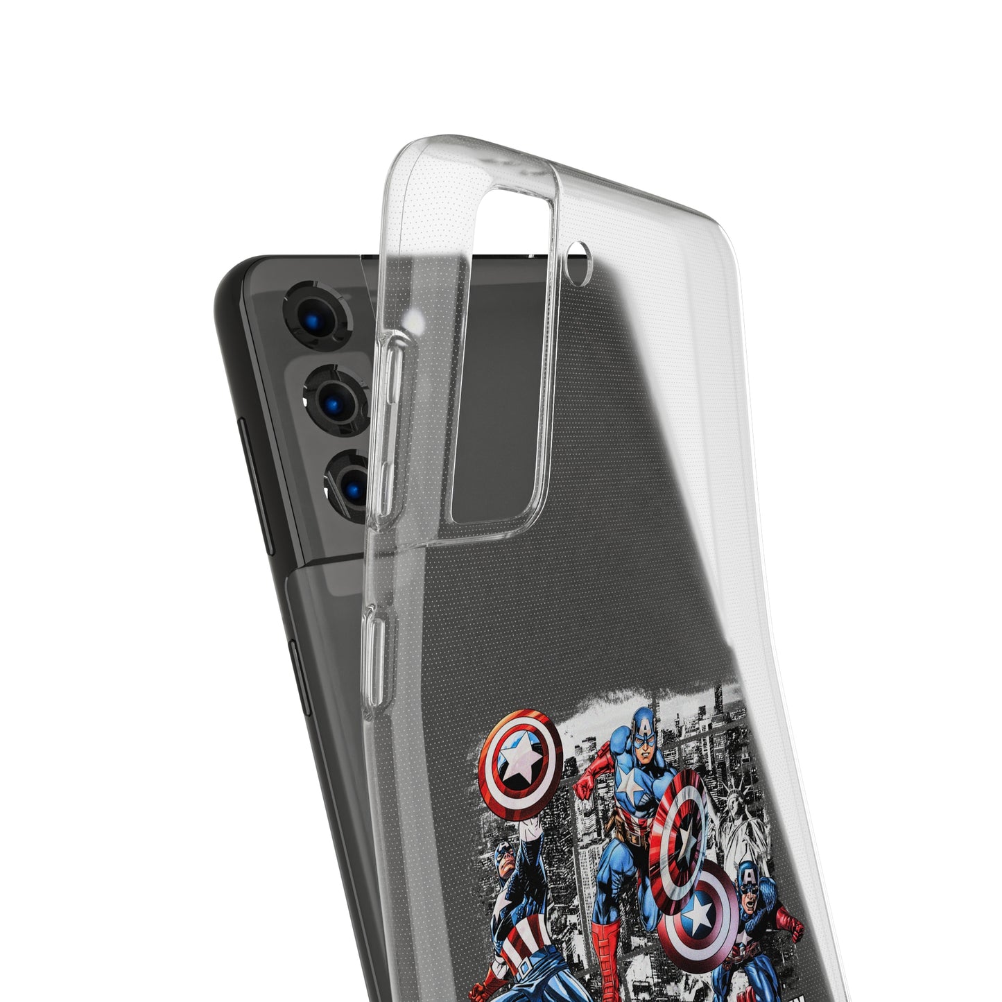 Capitan America Soft Phone Cases