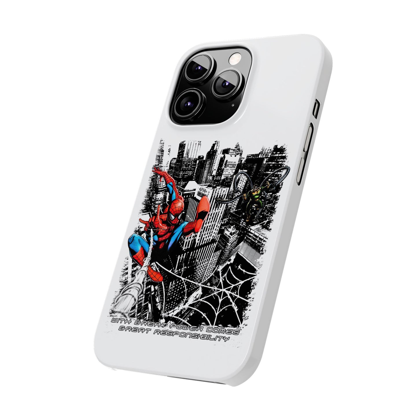 Spider Man Slim Phone Cases