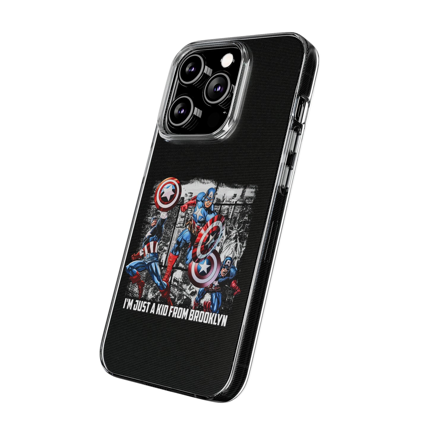 Capitan America Soft Phone Cases