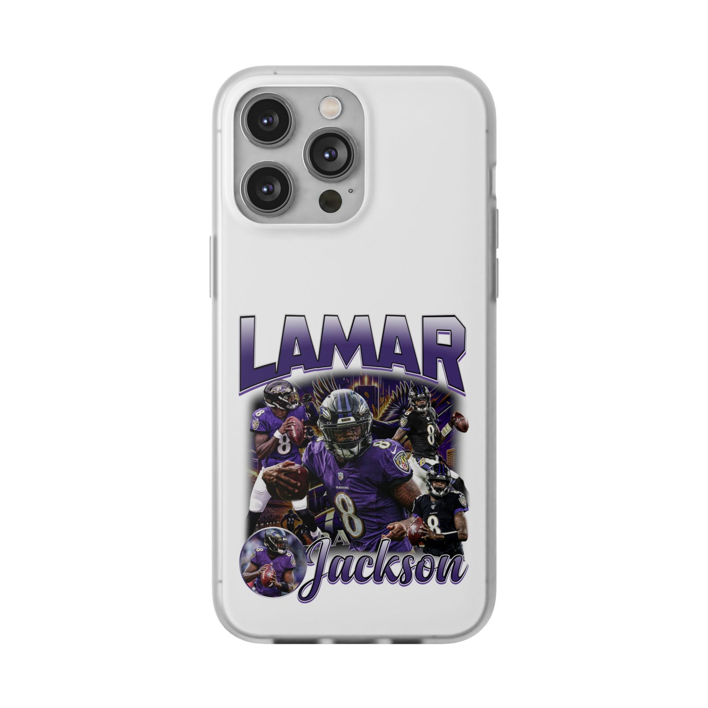 Lamar Jackson Flexi Phone Cases