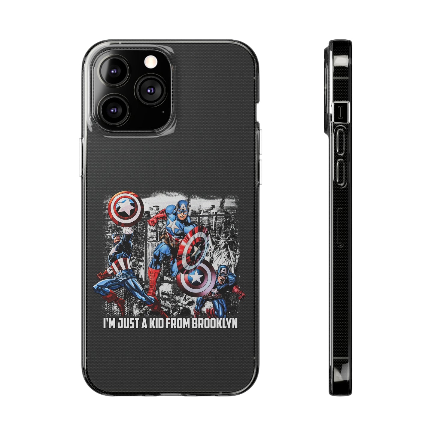 Capitan America Soft Phone Cases