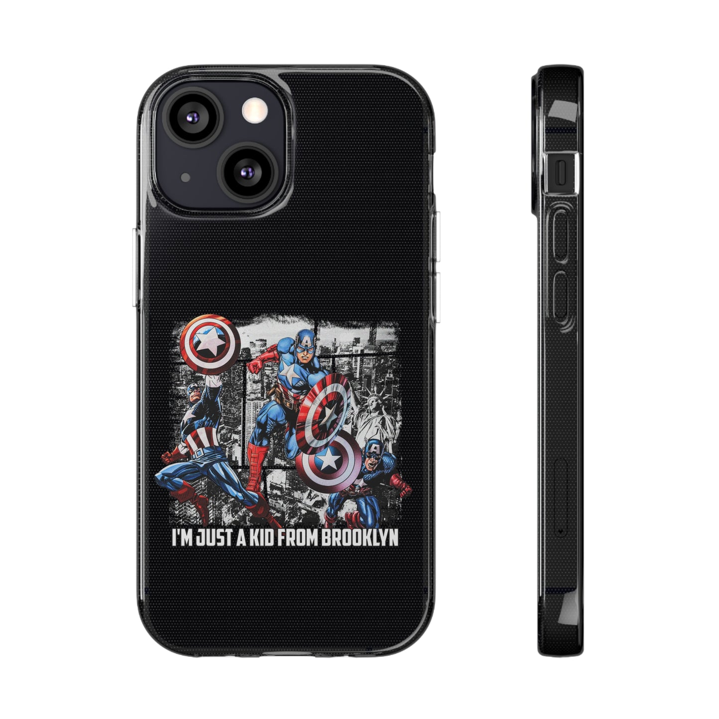 Capitan America Soft Phone Cases