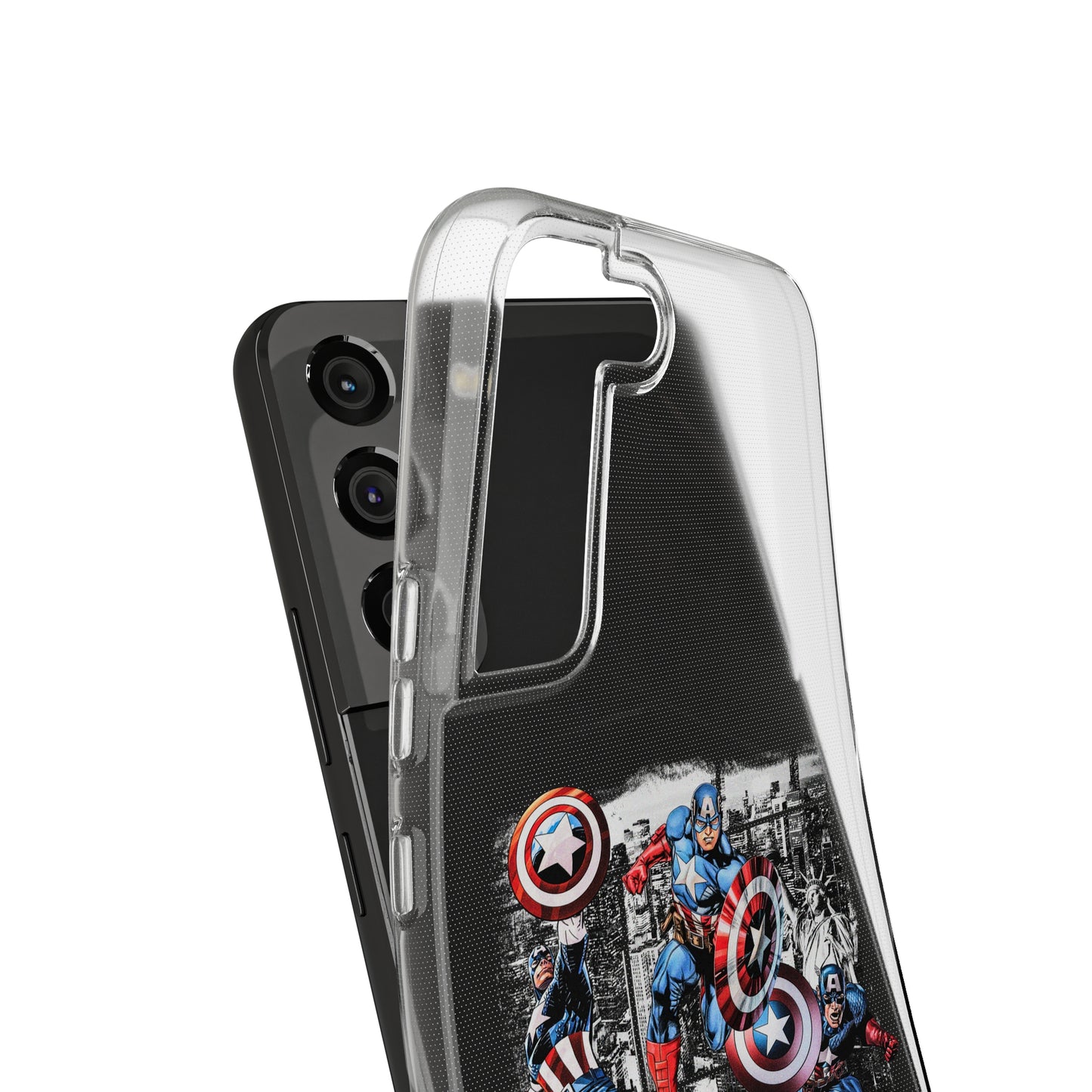 Capitan America Soft Phone Cases