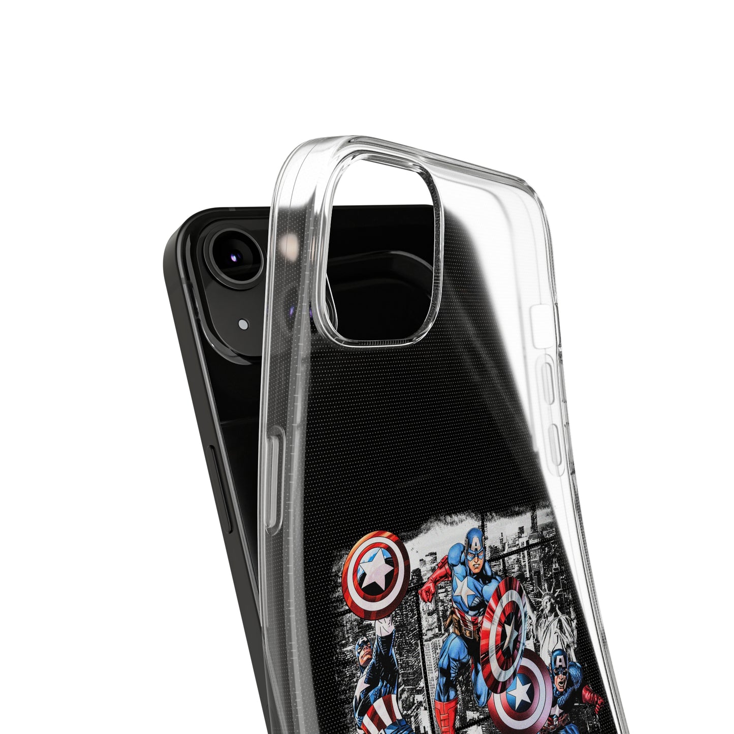 Capitan America Soft Phone Cases