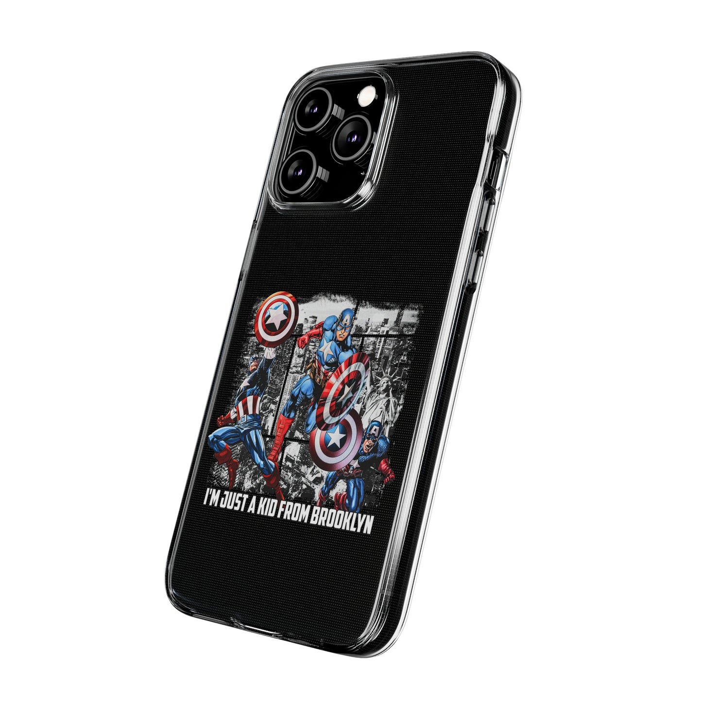 Capitan America Soft Phone Cases