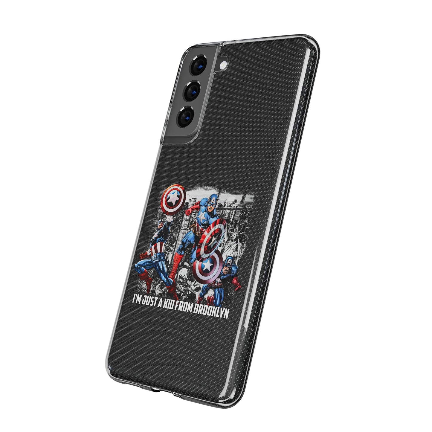 Capitan America Soft Phone Cases