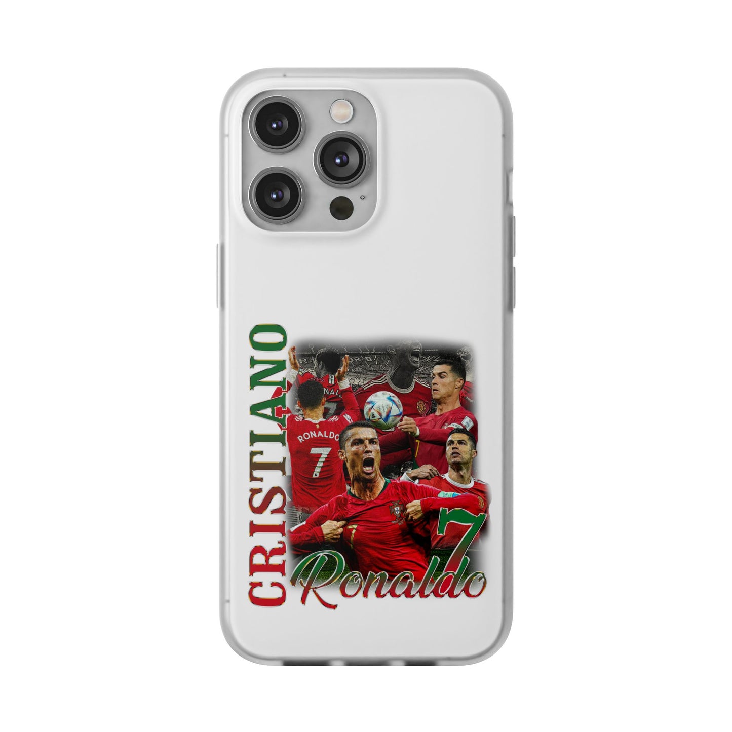 ⁠Cristiano Ronaldo Flexi Phone Cases