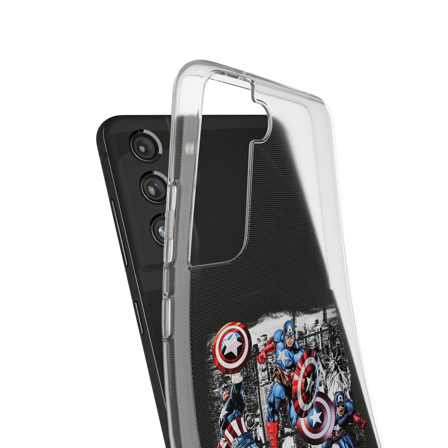 Capitan America Soft Phone Cases