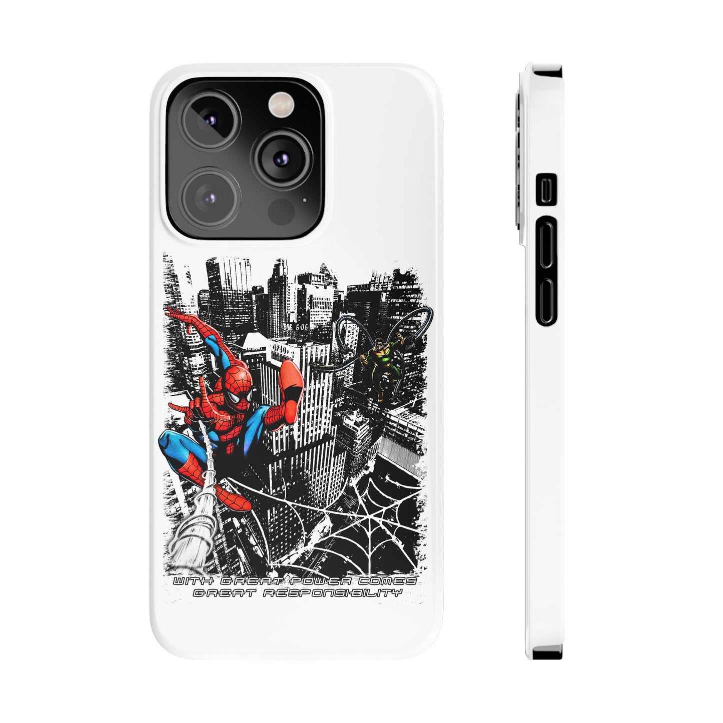 Spider Man Slim Phone Cases