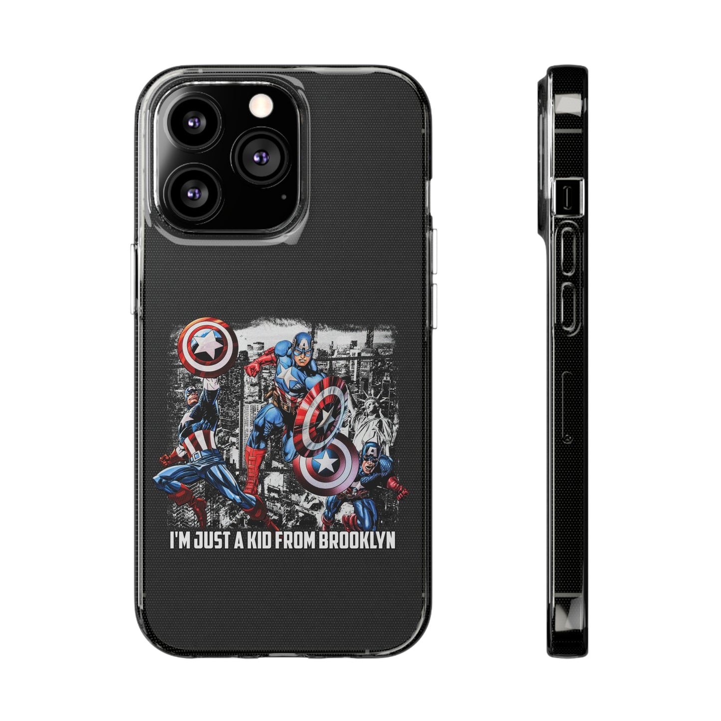 Capitan America Soft Phone Cases