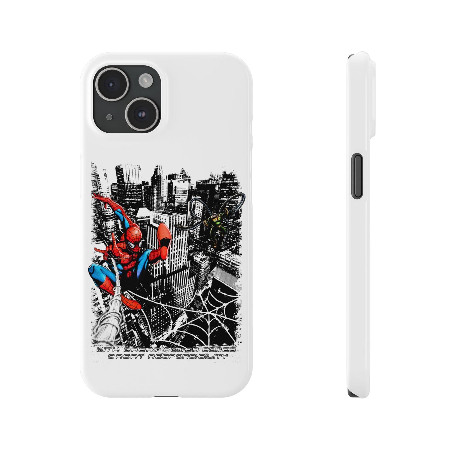 Spider Man Slim Phone Cases