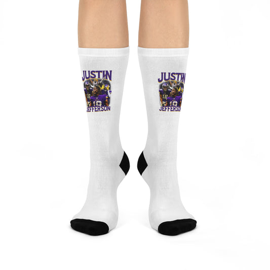 ⁠Justin Jefferson Socks