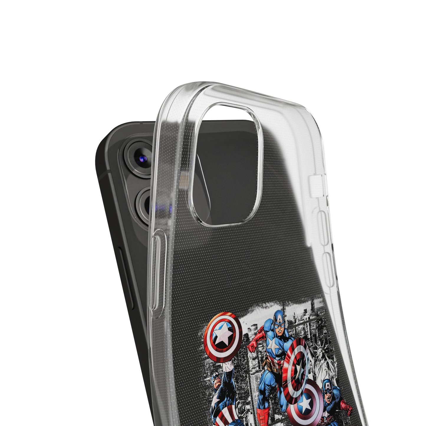 Capitan America Soft Phone Cases