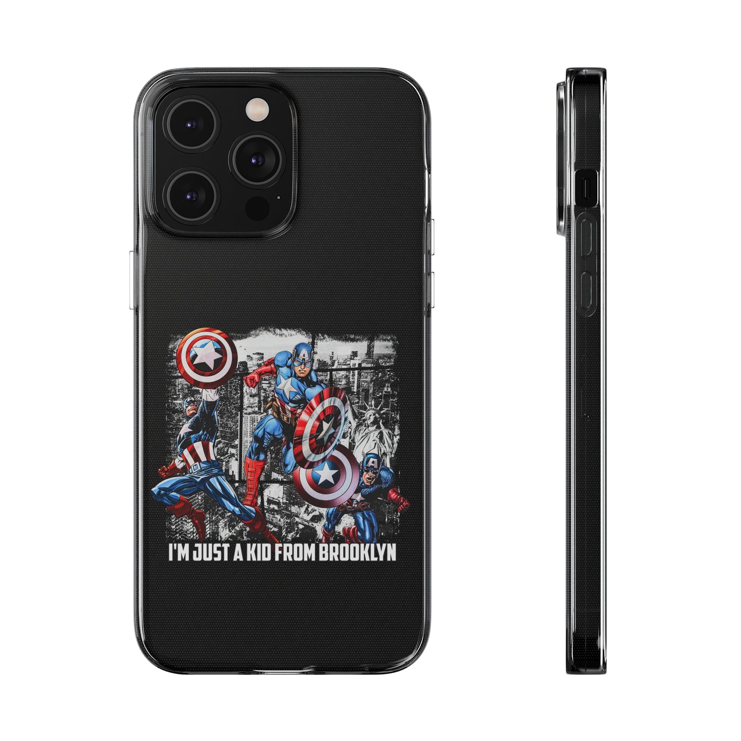 Capitan America Soft Phone Cases